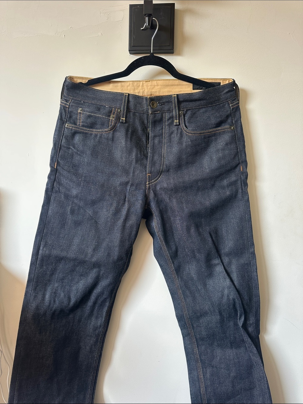 rag & bone Men's Straight Indigo Denim Jeans